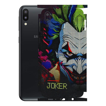 Samsung M/F/Note/Flip and C Phone Skins (All Models) - Joker Dot Matrix - 3D Embossed Finish (L-08) Samsung Galaxy M20
