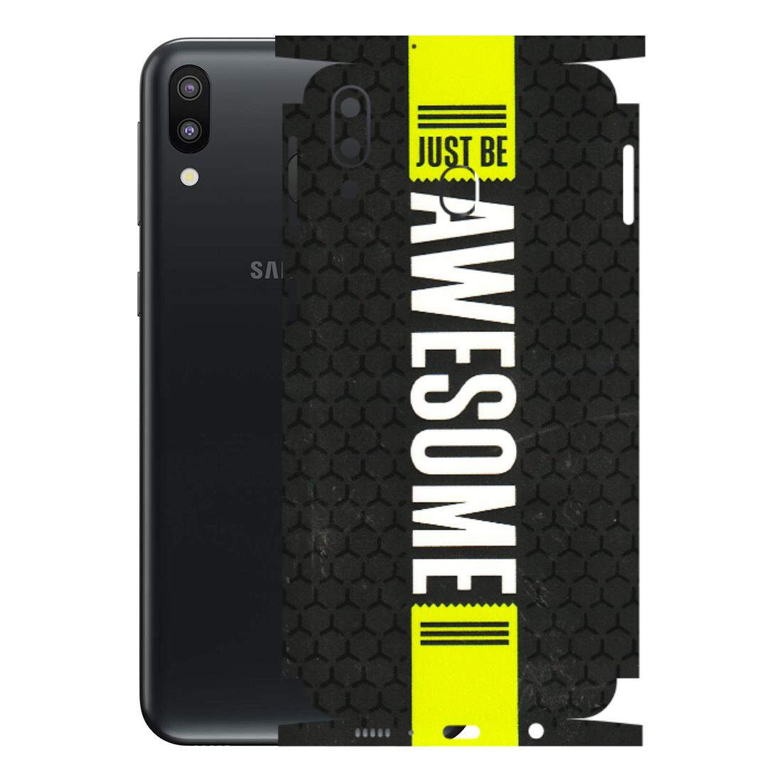 Samsung M/F/Note/Flip and C Phone Skins (All Models) - Just Be Awesome - 3D Embossed Finish (L-101) Samsung Galaxy M20