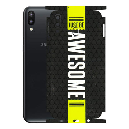 Samsung M/F/Note/Flip and C Phone Skins (All Models) - Just Be Awesome - 3D Embossed Finish (L-101) Samsung Galaxy M20