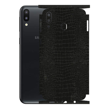 Samsung M/F/Note/Flip and C Phone Skins (All Models) - Snake Leather Black - 3D Embossed Finish (L-107) Samsung Galaxy M20