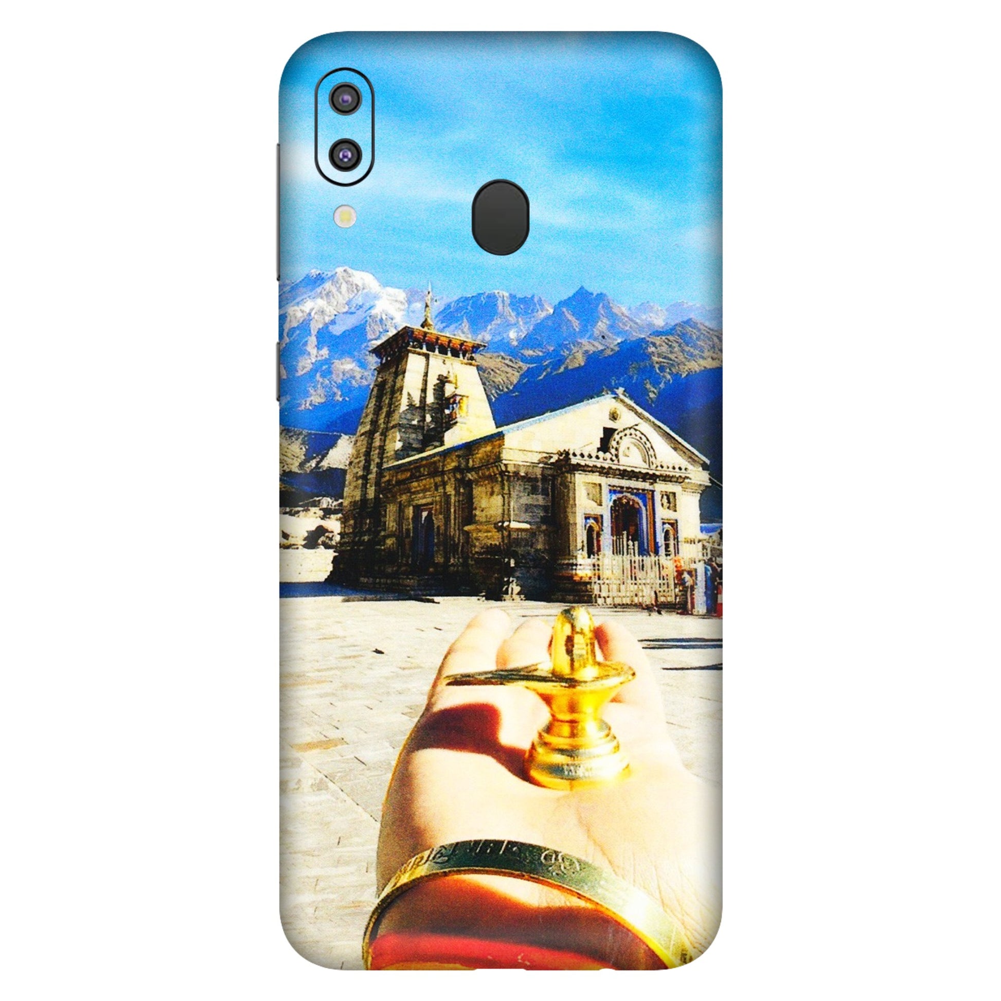 Samsung M/F/Note/Flip and C Phone Skins (All Models) - Beauty of Kedarnath - 3D Embossed Finish (L-108) Samsung Galaxy M20
