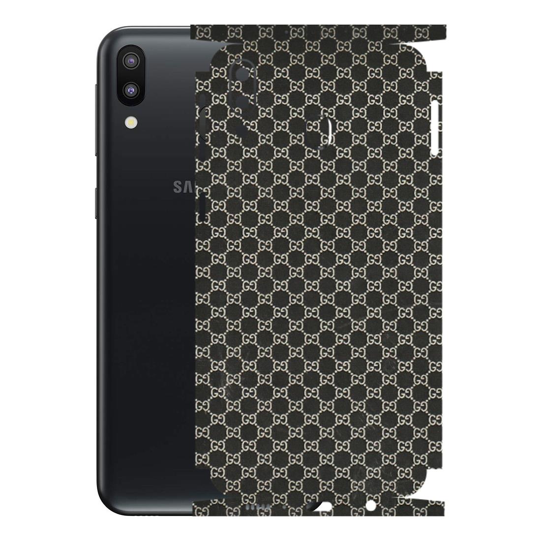 Samsung M/F/Note/Flip and C Phone Skins (All Models) - Black G Print - 3D Embossed Finish (L-109) Samsung Galaxy M20