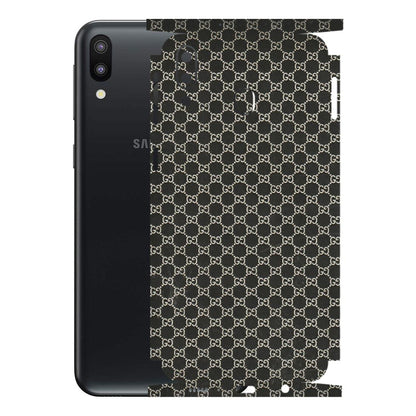 Samsung M/F/Note/Flip and C Phone Skins (All Models) - Black G Print - 3D Embossed Finish (L-109) Samsung Galaxy M20