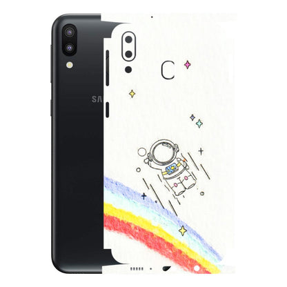 Samsung M/F/Note/Flip and C Phone Skins (All Models) - Milkyway Astronaut - 3D Embossed Finish (L-110) Samsung Galaxy M20