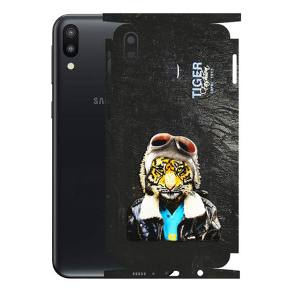 Samsung M/F/Note/Flip and C Phone Skins (All Models) - Rider Tiger - 3D Embossed Finish (L-113) Samsung Galaxy M20