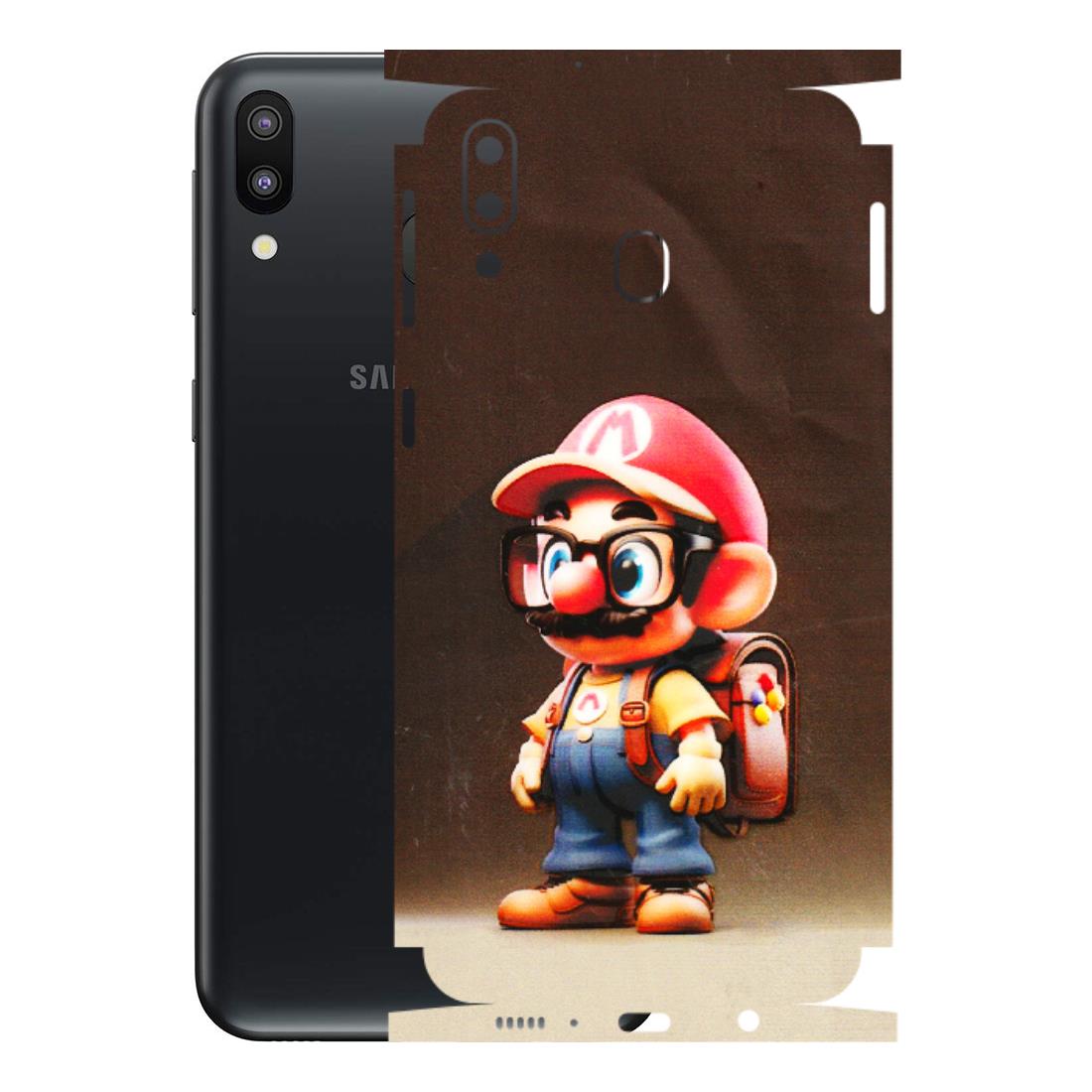 Samsung M/F/Note/Flip and C Phone Skins (All Models) - Little Mario - 3D Embossed Finish (L-119) Samsung Galaxy M20