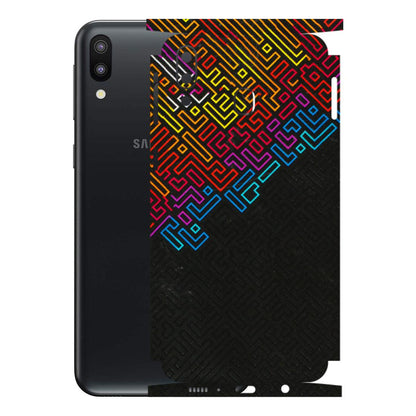 Samsung M/F/Note/Flip and C Phone Skins (All Models) - Dotme Pattern Art - 3D Embossed Finish (L-121) Samsung Galaxy M20