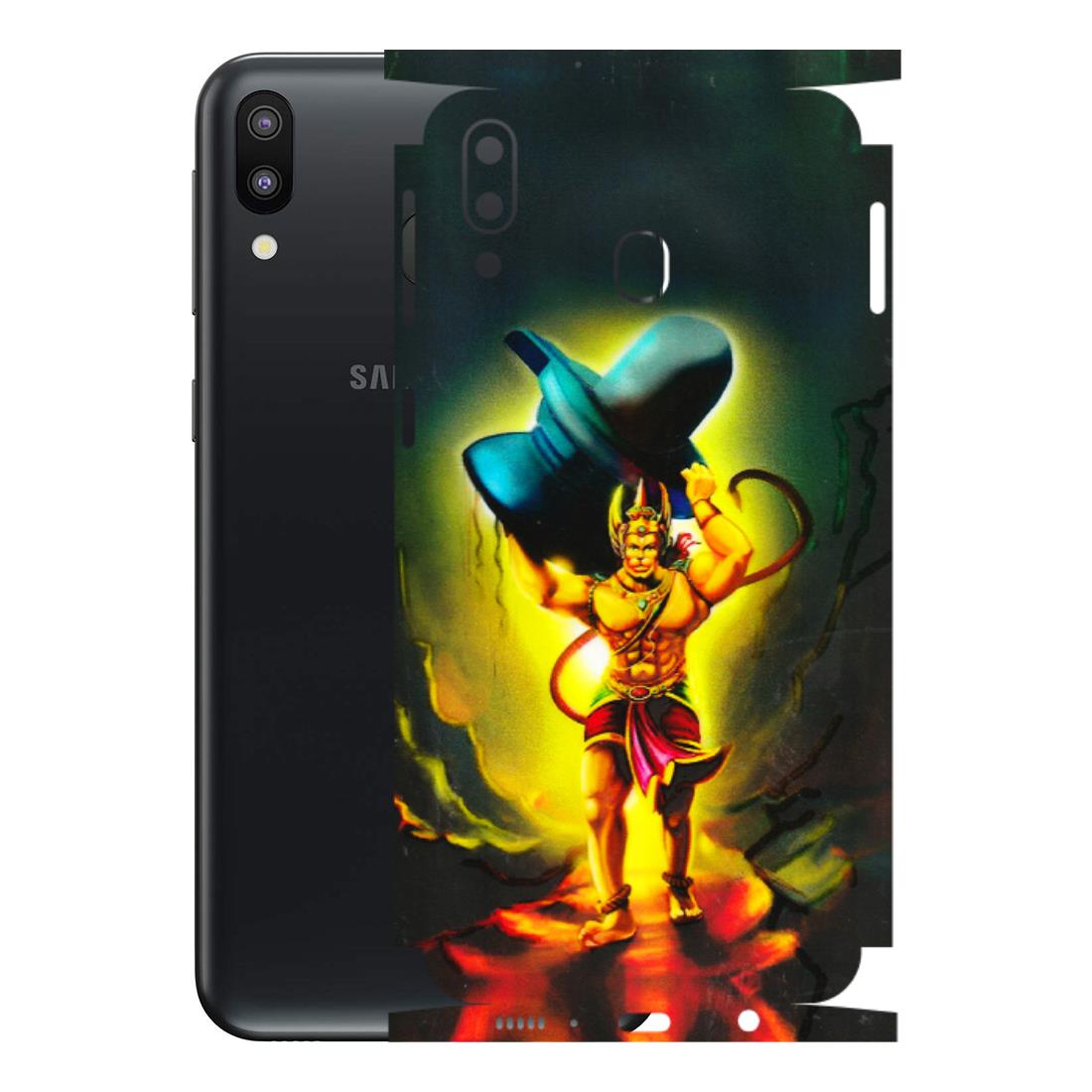Samsung M/F/Note/Flip and C Phone Skins (All Models) - Hanuman Ji - 3D Embossed Finish (L-128) Samsung Galaxy M20