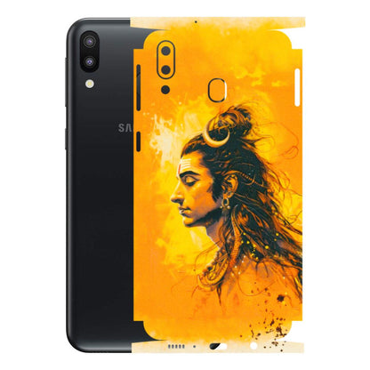 Samsung M/F/Note/Flip and C Phone Skins (All Models) - Shiv Shakti - 3D Embossed Finish (L-14) Samsung Galaxy M20