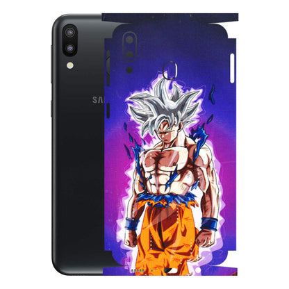 Samsung M/F/Note/Flip and C Phone Skins (All Models) - Goku Purple Anime - 3D Embossed Finish (L-147) Samsung Galaxy M20