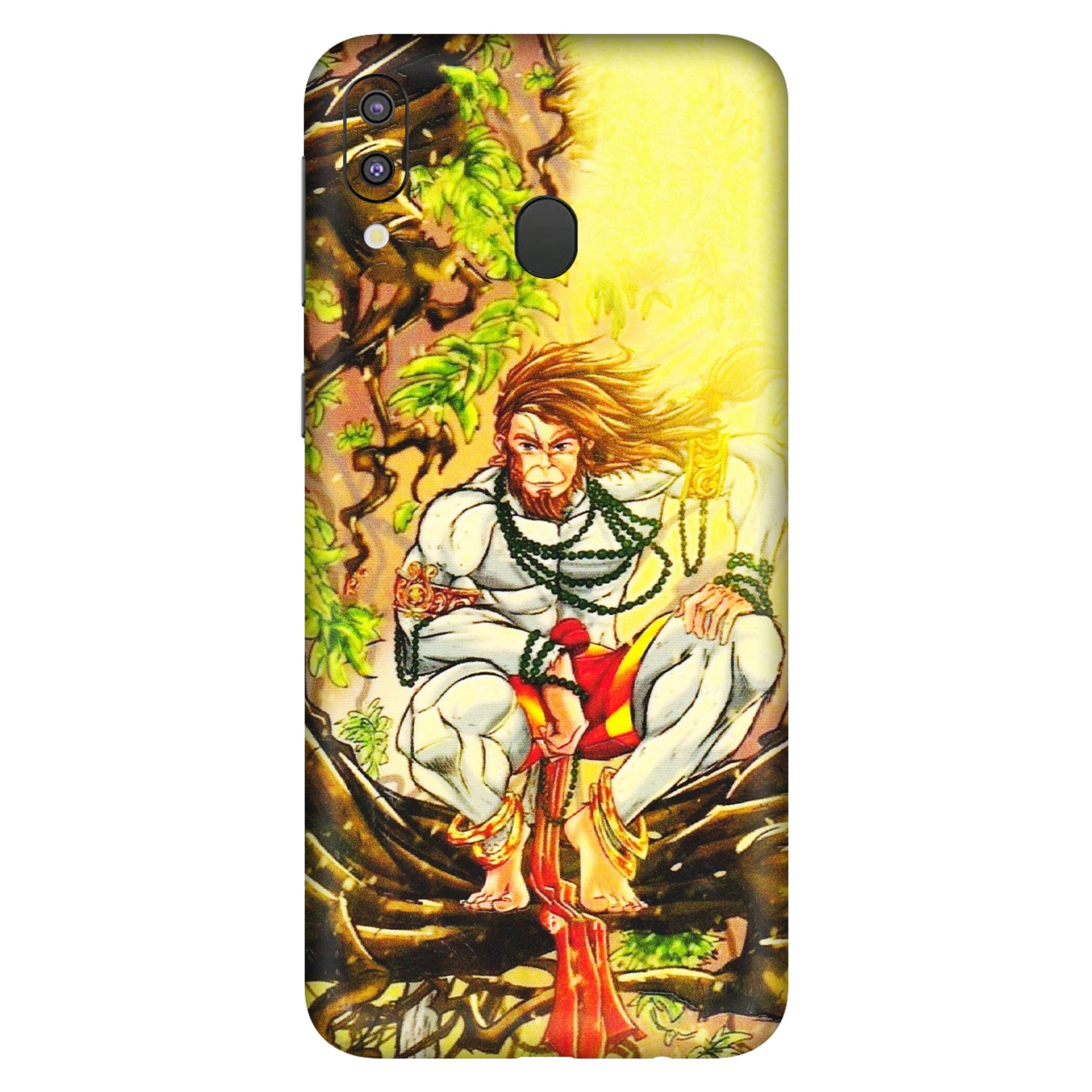 Samsung M/F/Note/Flip and C Phone Skins (All Models) - Lord Hanuman - 3D Embossed Finish (L-152) Samsung Galaxy M20