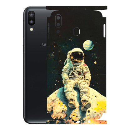 Samsung M/F/Note/Flip and C Phone Skins (All Models) - Astronaut in Space - 3D Embossed Finish (L-16) Samsung Galaxy M20