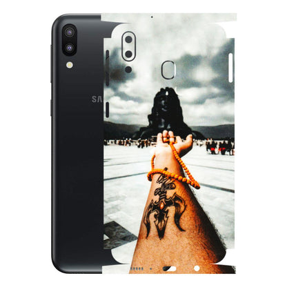 Samsung M/F/Note/Flip and C Phone Skins (All Models) - Jai Adiyogi Mahakaal - 3D Embossed Finish (L-164) Samsung Galaxy M20