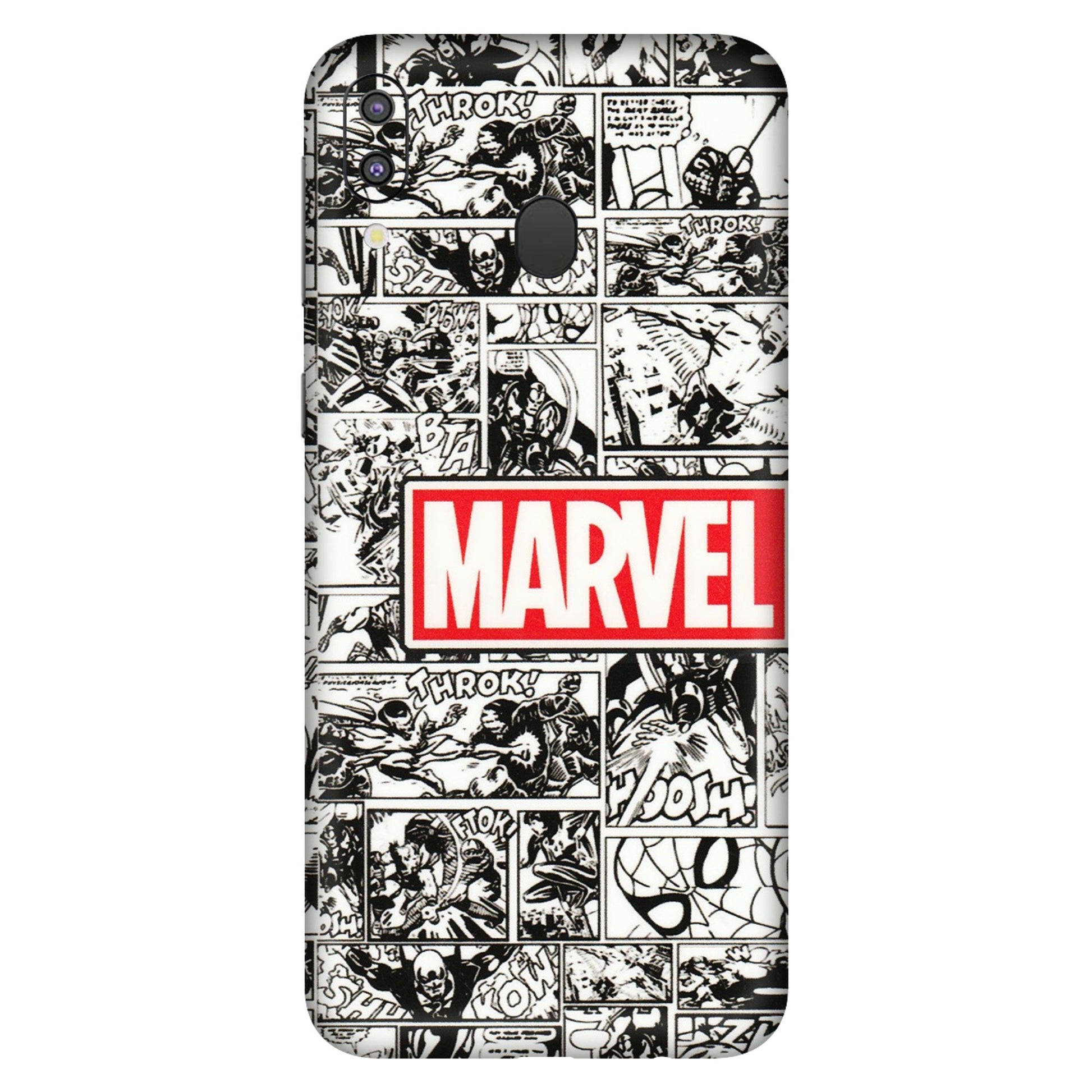 Samsung M/F/Note/Flip and C Phone Skins (All Models) - Marvel Comic - 3D Embossed Finish (L-171) Samsung Galaxy M20