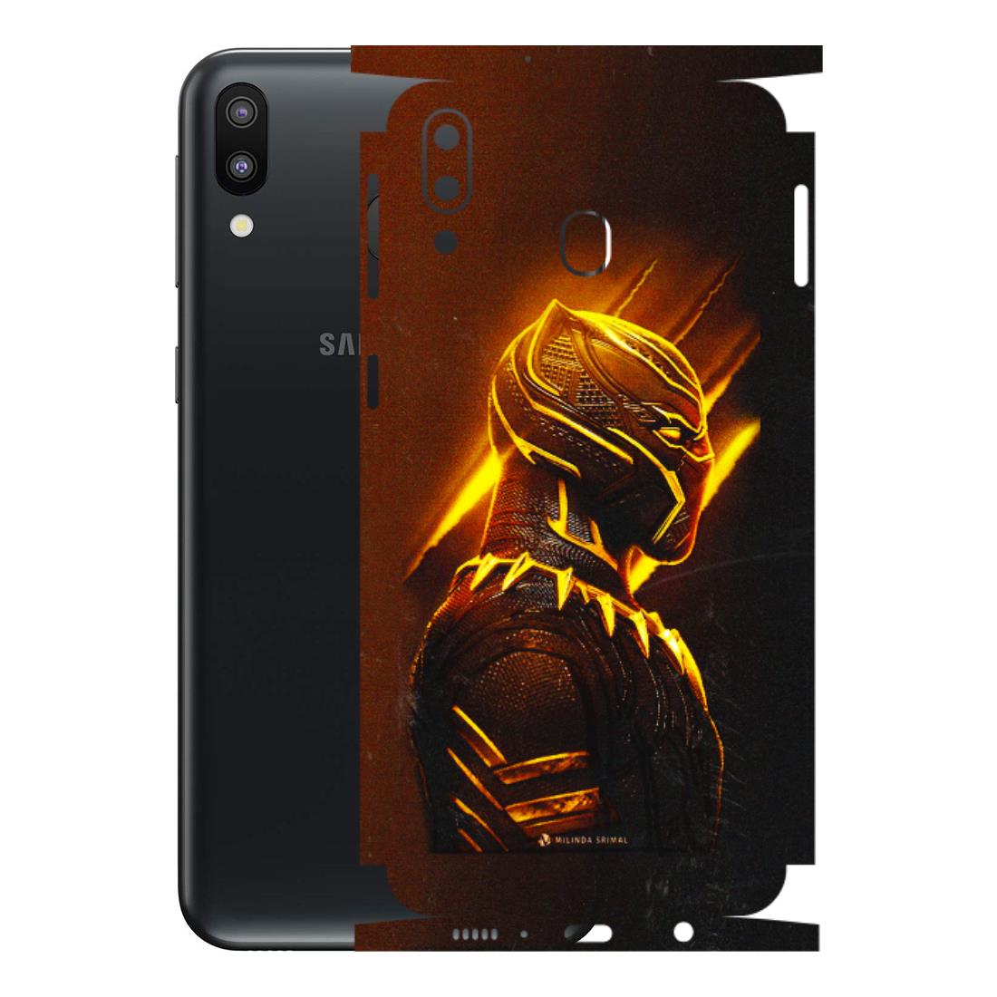 Samsung M/F/Note/Flip and C Phone Skins (All Models) - Gold Black Panther - 3D Embossed Finish (L-181) Samsung Galaxy M20