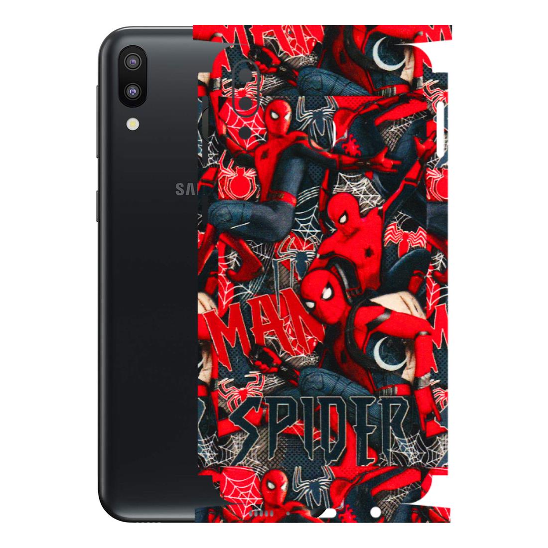 Samsung M/F/Note/Flip and C Phone Skins (All Models) - SpiderMan Cool - 3D Embossed Finish (L-188) Samsung Galaxy M20