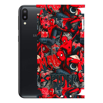 Samsung M/F/Note/Flip and C Phone Skins (All Models) - SpiderMan Cool - 3D Embossed Finish (L-188) Samsung Galaxy M20