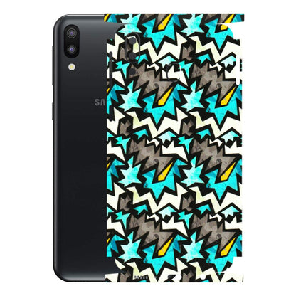 Samsung M/F/Note/Flip and C Phone Skins (All Models) - Funky Zig Zag - 3D Embossed Finish (L-223) Samsung Galaxy M20