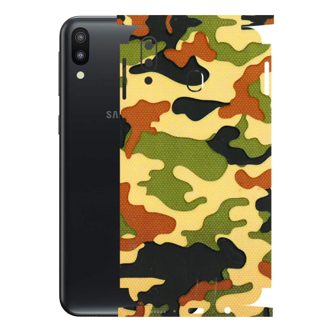Samsung M/F/Note/Flip and C Phone Skins (All Models) - Indian Military - 3D Embossed Finish (L-234) Samsung Galaxy M20