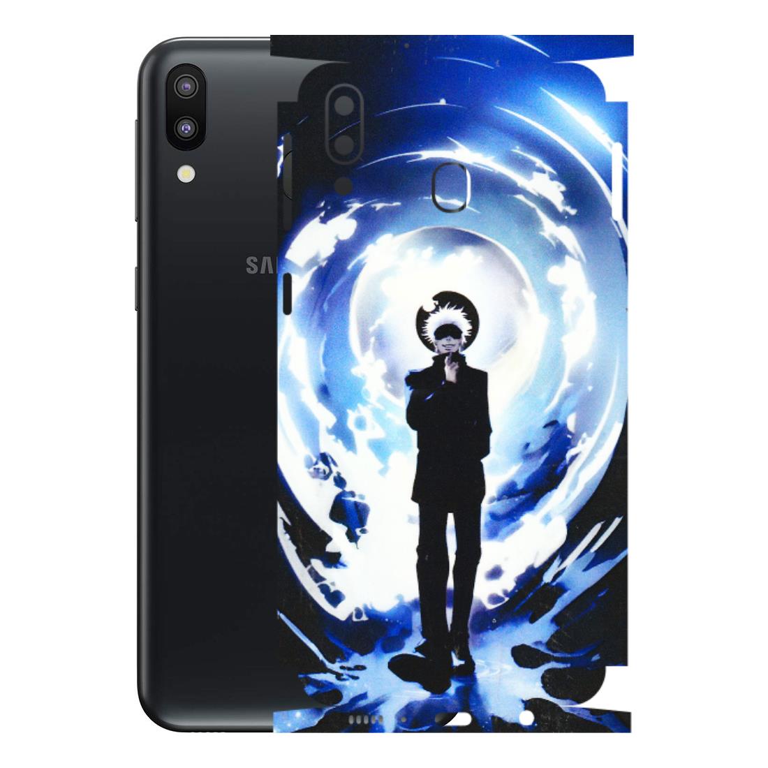 Samsung M/F/Note/Flip and C Phone Skins (All Models) - Satoru Gojo Dark Blue - 3D Embossed Finish (L-235) Samsung Galaxy M20