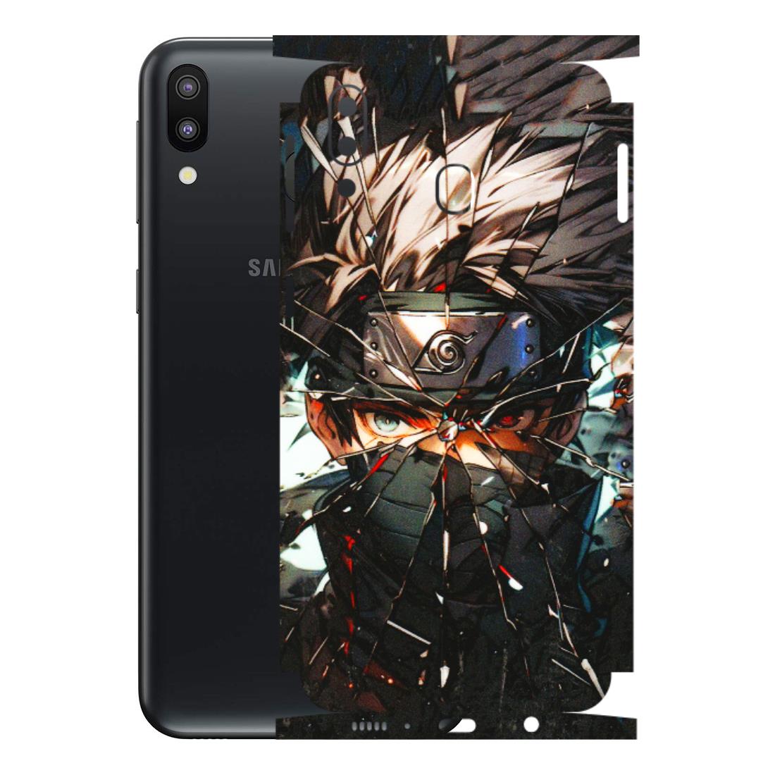 Samsung M/F/Note/Flip and C Phone Skins (All Models) - Kakashi Shattered Glass Effect - 3D Embossed Finish (L-237) Samsung Galaxy M20