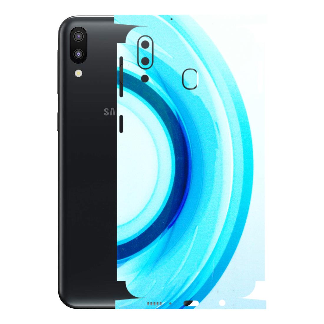 Samsung M/F/Note/Flip and C Phone Skins (All Models) - The Blue Curve - 3D Embossed Finish (L-244) Samsung Galaxy M20