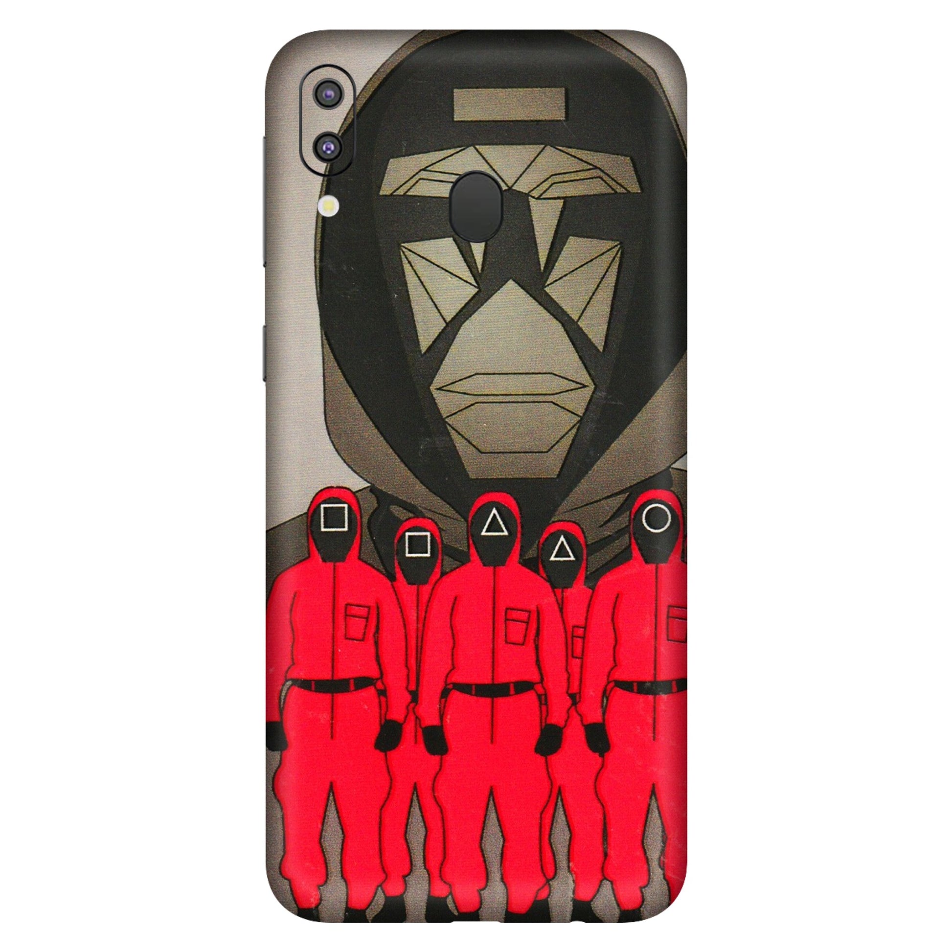 Samsung M/F/Note/Flip and C Phone Skins (All Models) - Squid Game Hero - 3D Embossed Finish (L-245) Samsung Galaxy M20