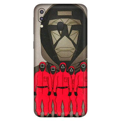 Samsung M/F/Note/Flip and C Phone Skins (All Models) - Squid Game Hero - 3D Embossed Finish (L-245) Samsung Galaxy M20