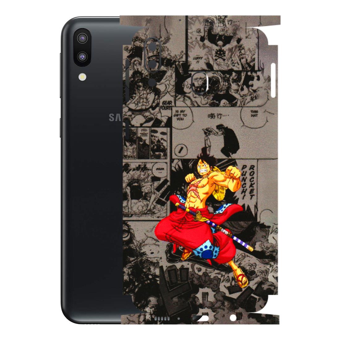 Samsung M/F/Note/Flip and C Phone Skins (All Models) - One Piece Rocket Punch Manga - 3D Embossed Finish (L-25) Samsung Galaxy M20