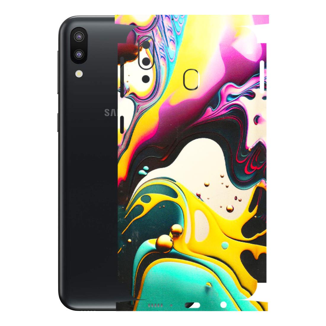 Samsung M/F/Note/Flip and C Phone Skins (All Models) - Multicolor Abstract pattern - 3D Embossed Finish (L-254) Samsung Galaxy M20