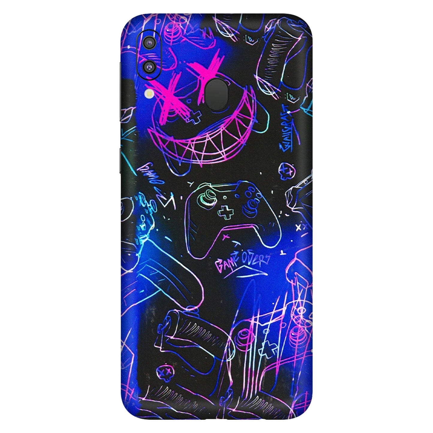 Samsung M/F/Note/Flip and C Phone Skins (All Models) - Gamers Paradise - 3D Embossed Finish (L-258) Samsung Galaxy M20