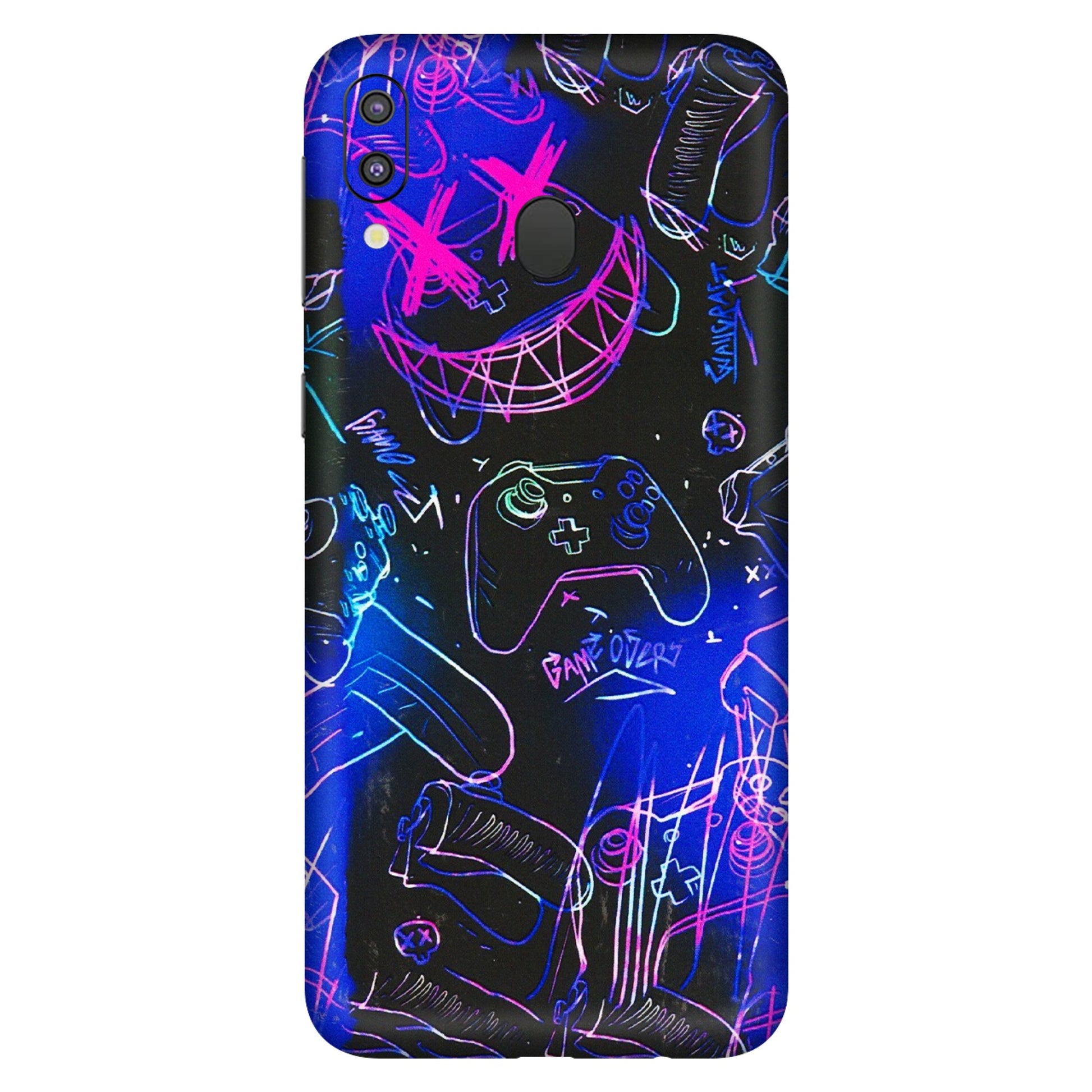 Samsung M/F/Note/Flip and C Phone Skins (All Models) - Gamers Paradise - 3D Embossed Finish (L-258) Samsung Galaxy M20
