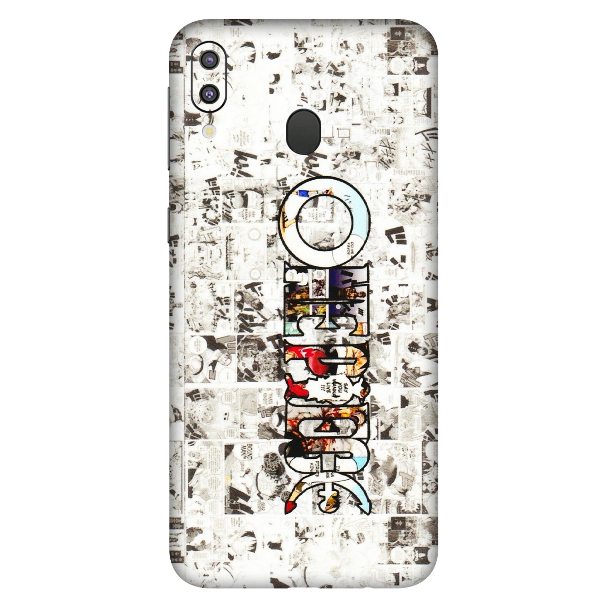 Samsung M/F/Note/Flip and C Phone Skins (All Models) - One Piece Manga - 3D Embossed Finish (L-26) Samsung Galaxy M20