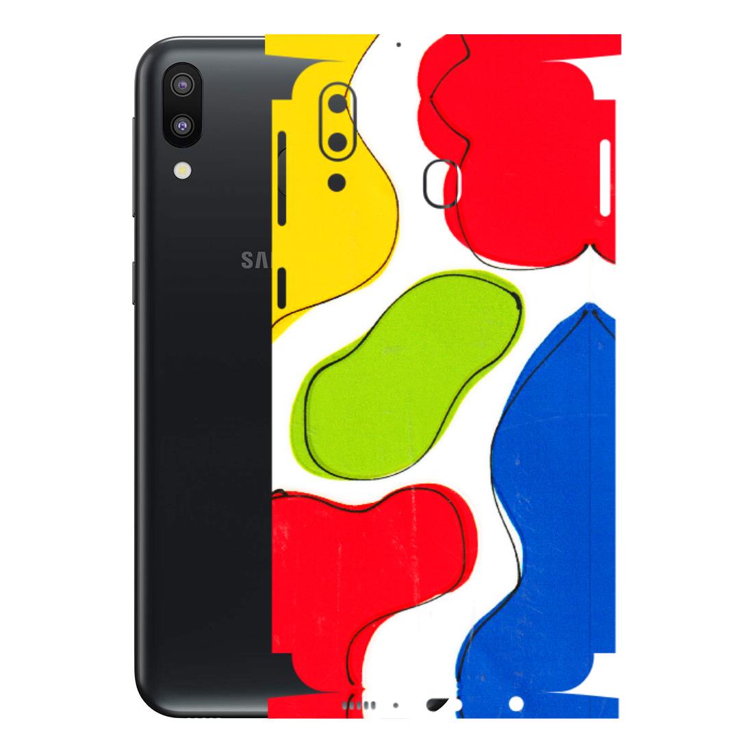 Samsung M/F/Note/Flip and C Phone Skins (All Models) - RGB Colour Paint - 3D Embossed Finish (L-284) Samsung Galaxy M20