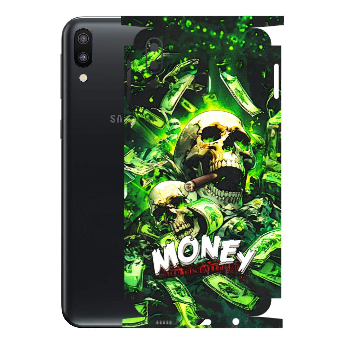 Samsung M/F/Note/Flip and C Phone Skins (All Models) - Skull Money - 3D Embossed Finish (L-303) Samsung Galaxy M20