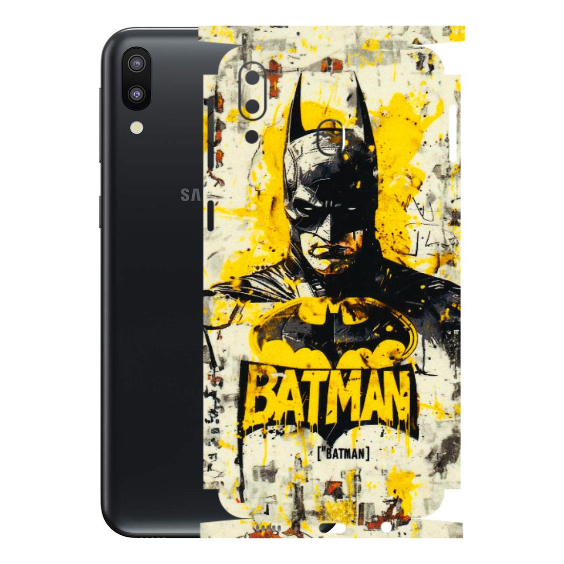 Samsung M/F/Note/Flip and C Phone Skins (All Models) - Batman Yellow BT - 3D Embossed Finish (L-304) Samsung Galaxy M20