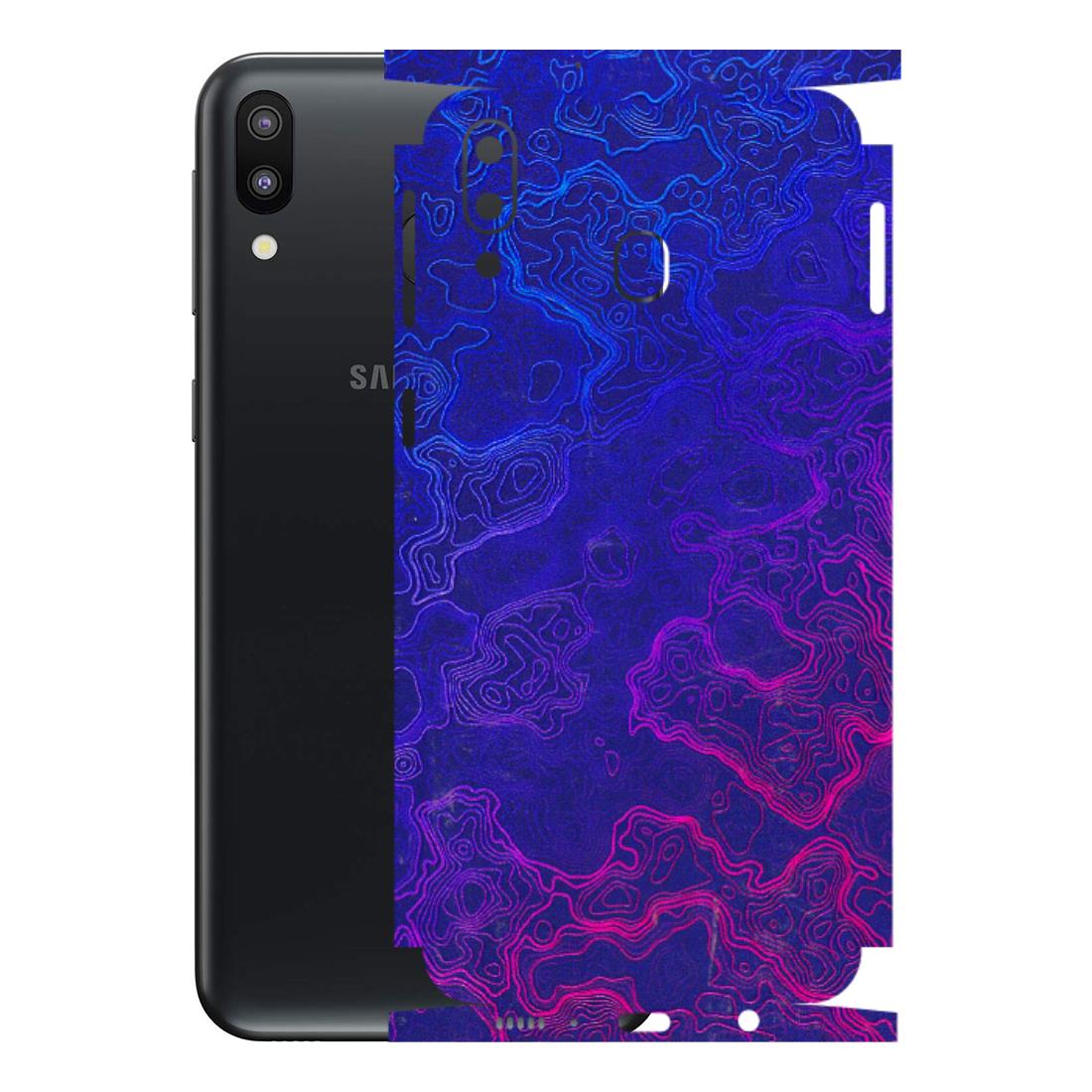 Samsung M/F/Note/Flip and C Phone Skins (All Models) - Purple Ripples Swirl - 3D Embossed Finish (L-314) Samsung Galaxy M20