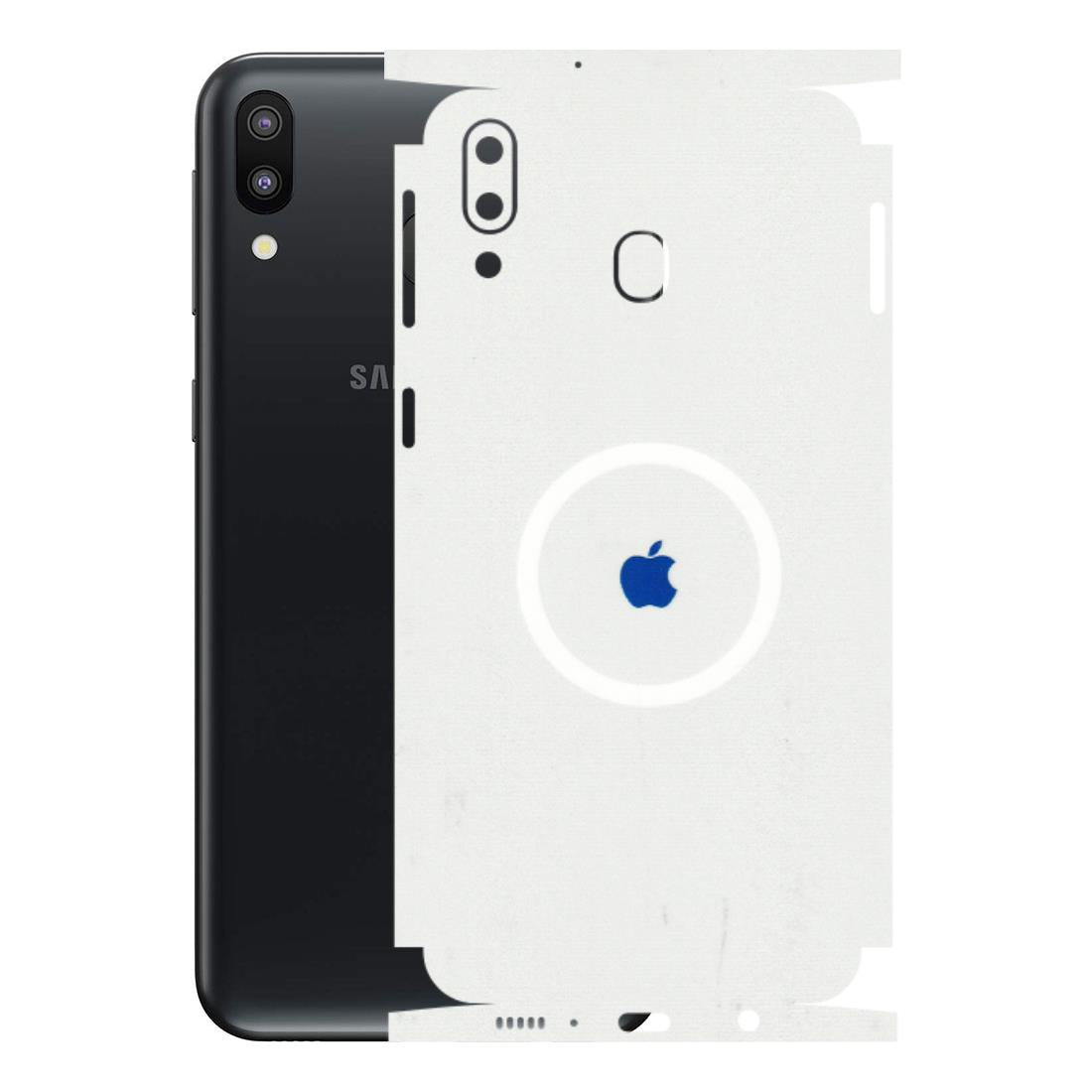 Samsung M/F/Note/Flip and C Phone Skins (All Models) - iPhone Magsafe Logo - 3D Embossed Finish (L-320) Samsung Galaxy M20