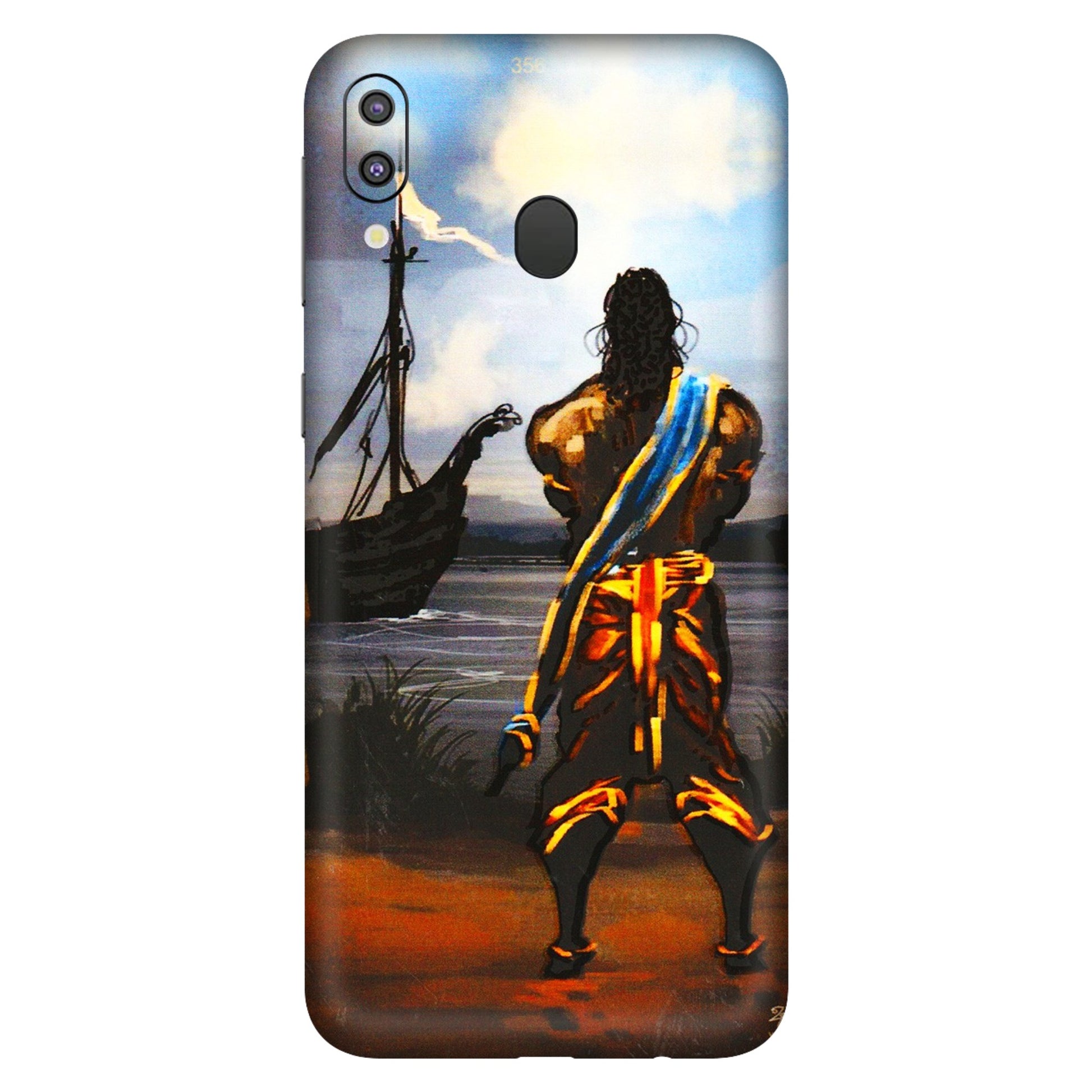 Samsung M/F/Note/Flip and C Phone Skins (All Models) - Heavenly God Figure - 3D Embossed Finish (L-34) Samsung Galaxy M20