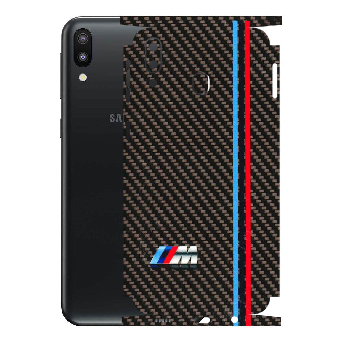 Samsung M/F/Note/Flip and C Phone Skins (All Models) - BM Carbon Fiber Feels - 3D Embossed Finish (L-38) Samsung Galaxy M20