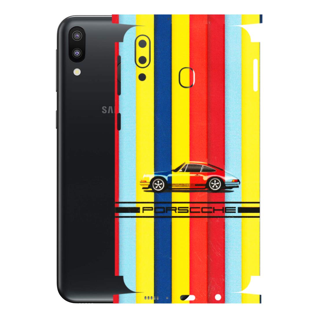 Samsung M/F/Note/Flip and C Phone Skins (All Models) - Multicolour Porche - 3D Embossed Finish (L-39) Samsung Galaxy M20
