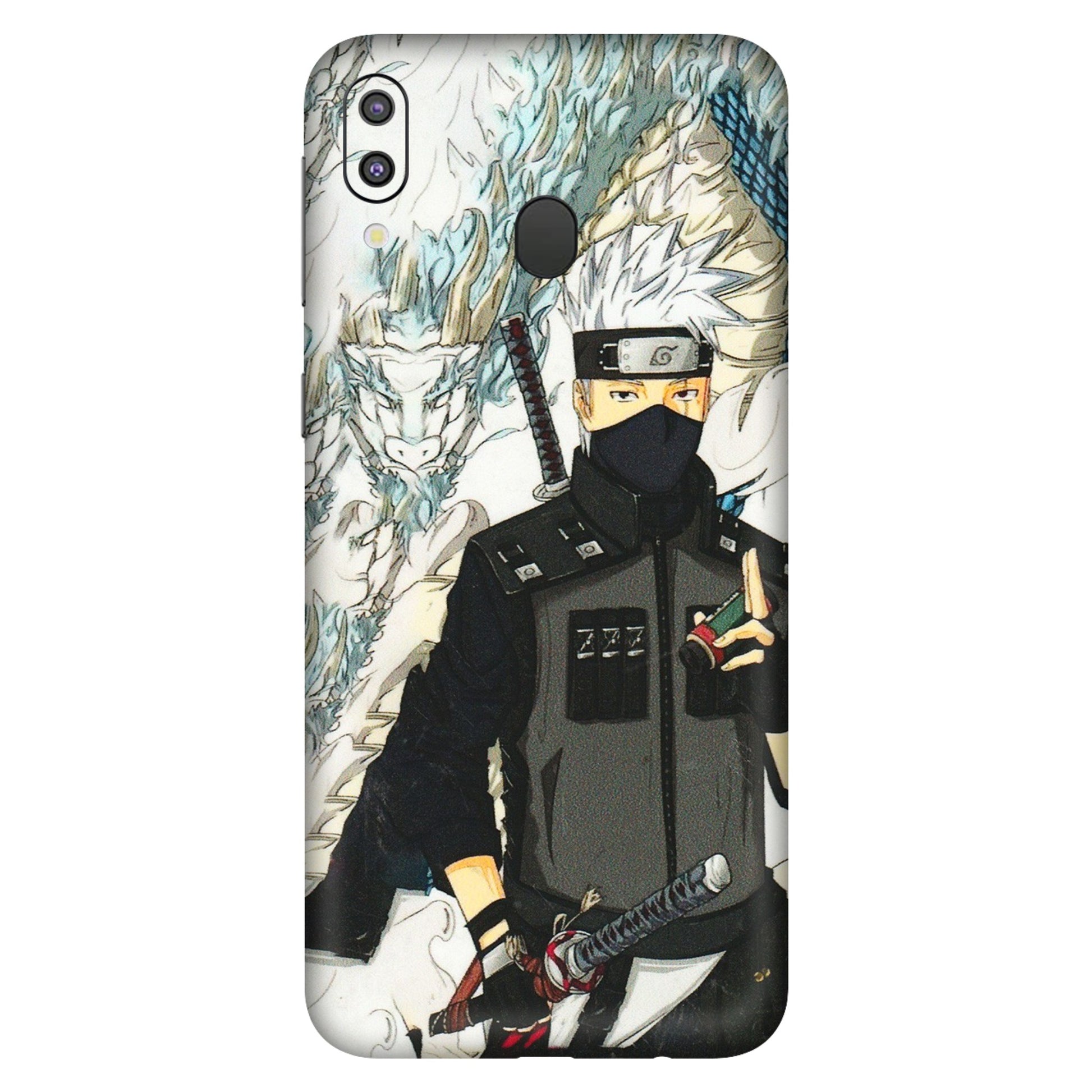 Samsung M/F/Note/Flip and C Phone Skins (All Models) - Kakashi Hatake Naruto Anime - 3D Embossed Finish (L-46) Samsung Galaxy M20