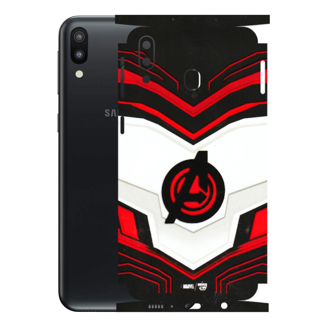 Samsung M/F/Note/Flip and C Phone Skins (All Models) - Avengers Logo - 3D Embossed Finish (L-55) Samsung Galaxy M20