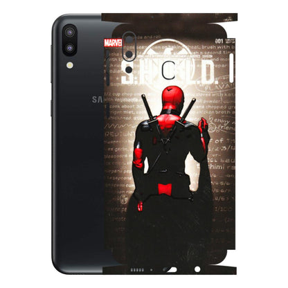 Samsung M/F/Note/Flip and C Phone Skins (All Models) - Deadpool - 3D Embossed Finish (L-56) Samsung Galaxy M20