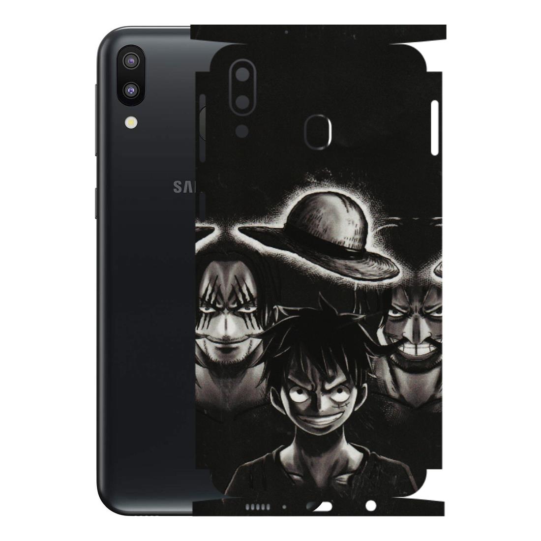 Samsung M/F/Note/Flip and C Phone Skins (All Models) - Black Luffy Hat - 3D Embossed Finish (L-57) Samsung Galaxy M20