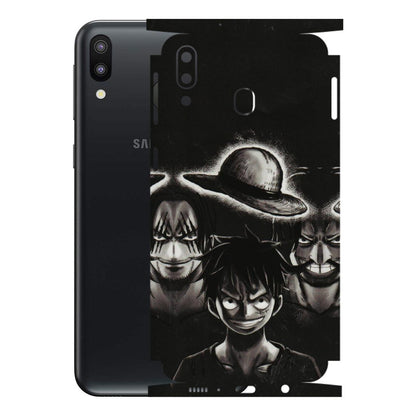 Samsung M/F/Note/Flip and C Phone Skins (All Models) - Black Luffy Hat - 3D Embossed Finish (L-57) Samsung Galaxy M20