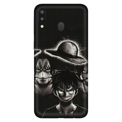 Samsung M/F/Note/Flip and C Phone Skins (All Models) - Black Luffy Hat - 3D Embossed Finish (L-57) Samsung Galaxy M20
