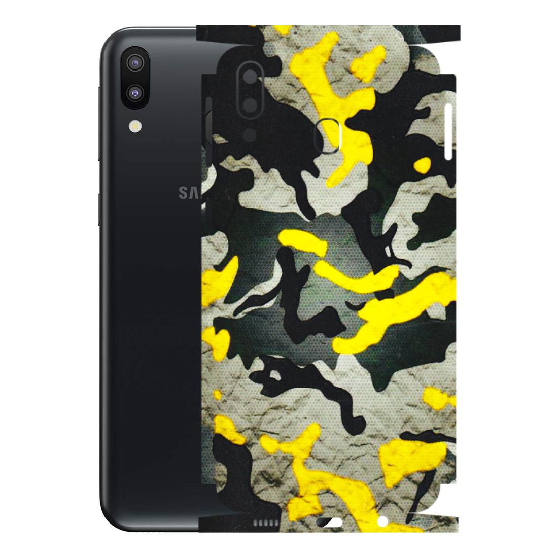 Samsung M/F/Note/Flip and C Phone Skins (All Models) - Yellow Camouflage - 3D Embossed Finish (L-61) Samsung Galaxy M20