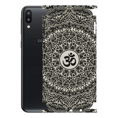 Samsung M/F/Note/Flip and C Phone Skins (All Models) - Aum Elegant Mandala - 3D Embossed Finish (L-62) Samsung Galaxy M20