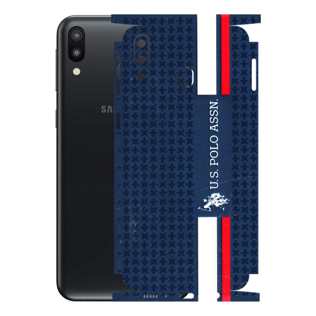 Samsung M/F/Note/Flip and C Phone Skins (All Models) - US POLO Designer Brand - 3D Embossed Finish (L-65) Samsung Galaxy M20